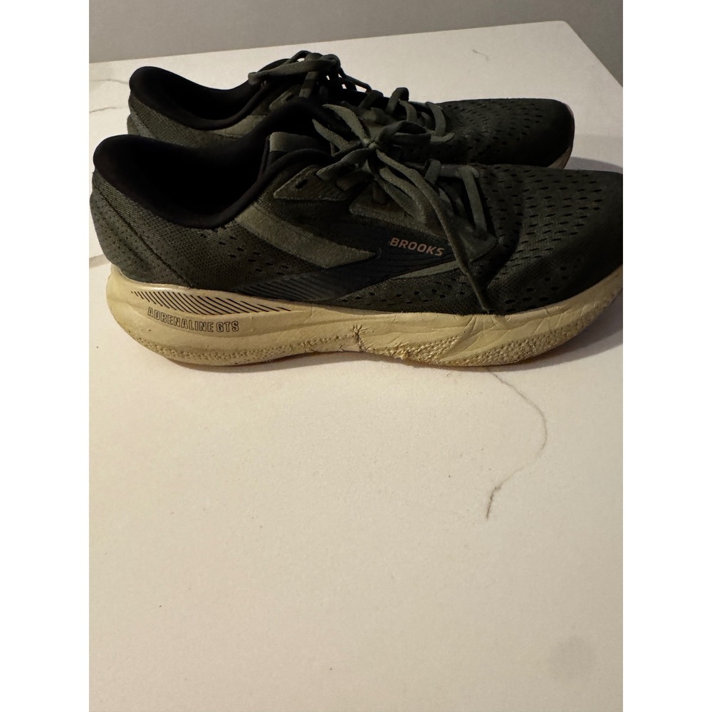 Brooks Adrenaline GTS 24 Men's‎ Running Shoes Green Black Size 10